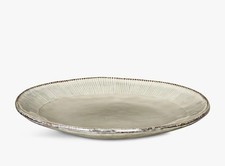 Image of Nkuku Malia Dinner Plate - Cream