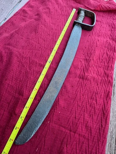 Antique Civil War Confederate D Guard Short Sword * Bowie Knife