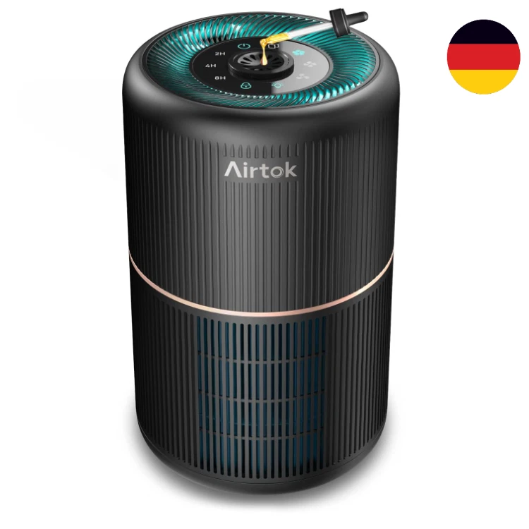 AIRTOK Luftreiniger 35qm 9997 Filter 25dB Nachtlicht