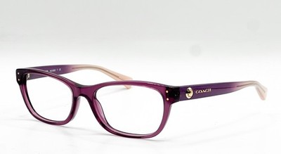 Coach HC 6082 5351 Crystal Plum Blush Gradient Eyeglass Frames 53-17-135