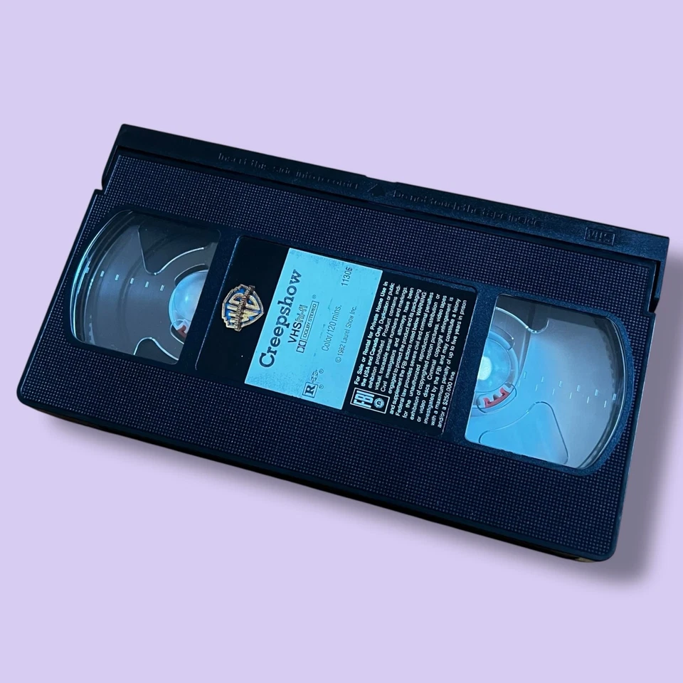 Creepshow VHS Tape 1982 1987 80s Stephen King Movie Stories George Romero Foto 4 de 4