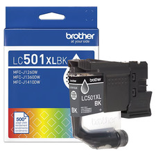 Genuine Brother LC501XL Black High Yield Ink Cartridge LC501 XLBKS 1260 1360 OEM
