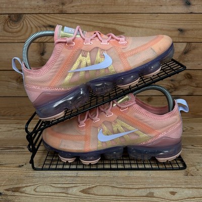 Nike Turnschuhe Damen Gr. UK 5 Air VaporMax 2019 Bleached Coral Laufen Fitnessschuhe
