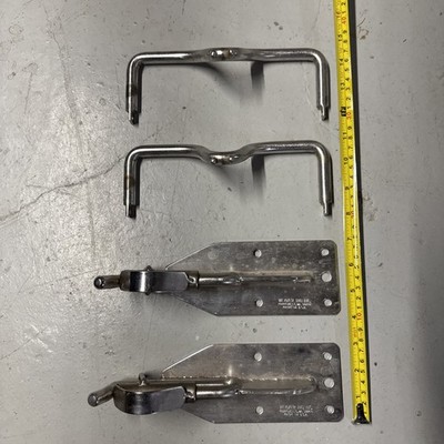 PAIR Weaver Industries HD STAINLESS DINGHY SNAP DAVITS With Yokes