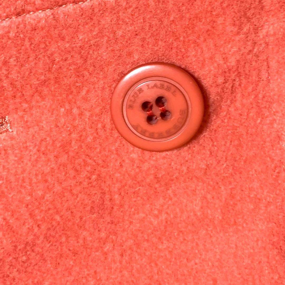 Burberry Blue Label Long Coat Toucan Blue Mohair Blend Size 36 For Women thumbnail 18