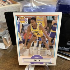 1990-91 Fleer Update Tony Smith #U-45 Los Angeles Lakers NBA Basketball