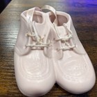 Vintage Porcelain Pink Baby Shoes, Nursery Decor, Ornament — photo 5