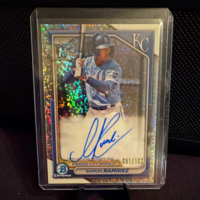 2024 Bowman Chrome Ramon Ramirez CPA-RRZ Mini-Diamond /100 Auto RC