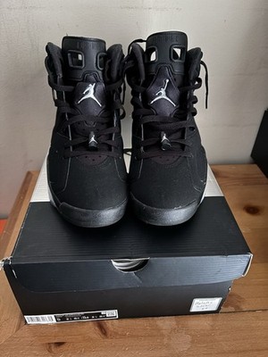 Air Jordan 6 Retro Black/Metallic Silver-Black Men's Size 12