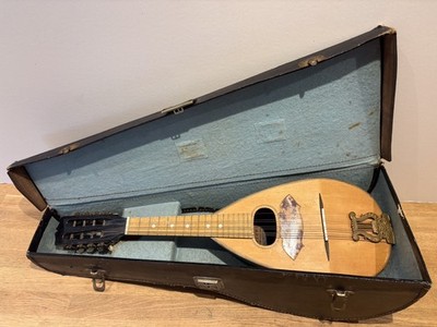Vintage Aug Busoh Mittenwald  Mandolin With Case.