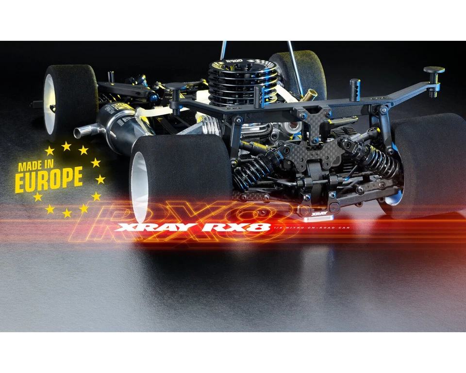 XRAY RX8 2026 1/8 Nitro On-Road Car XRA340010  - Bild 4 von 4