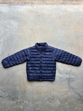Patagonia Jacket Youth Boys 4T Blue Full Zip Puffer Duck Down Packable Quilted