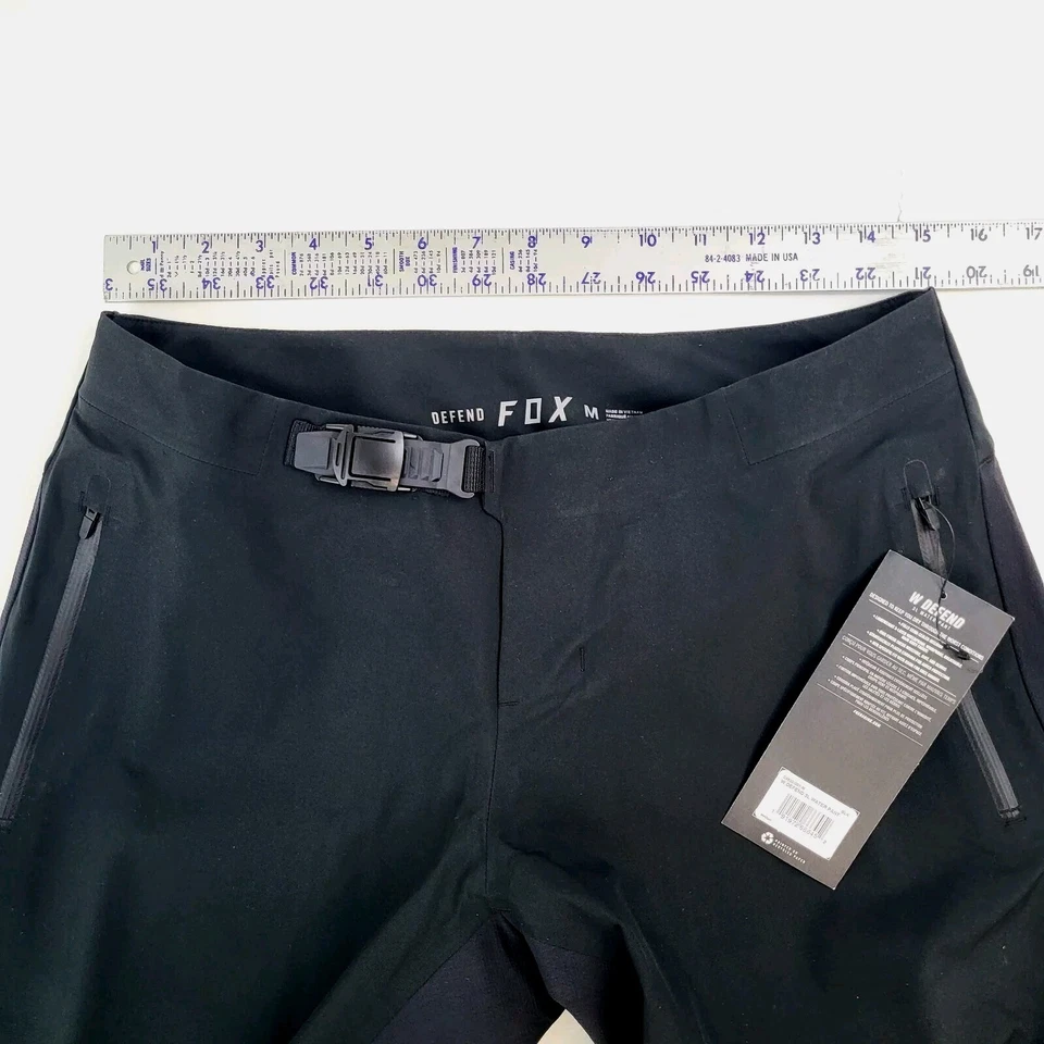Pantalones impermeables para bicicleta de montaña Fox Racing Defend 3L para mujer talla mediana negros Foto 4 de 4