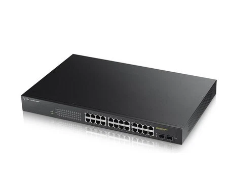 4718937609505 Zyxel GS1900-24HP Managed Gigabit Ethernet (10/100/1000) 1U Black  - Image 4 of 4