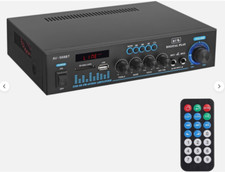 LiNKFOR AV-568BT Bluetooth Stereo Amplifier 2.0Ch 50W 2 FM USB LED