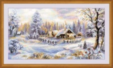 Riolis Counted Cross Stitch Kit Winter Evening R1427