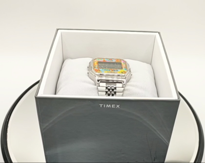 TIMEX × Coca-Cola　Classic Digital TIMEX Coca-Cola Classic Digital Stainless Steel Bracelet