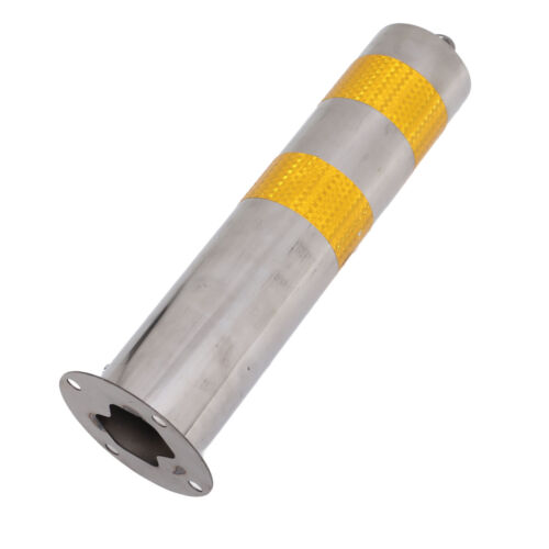 Barrera de estacionamiento poste de bolardo de seguridad de acero inoxidable 55 cm barrera de pila de estacionamiento - Imagen 15 de 23