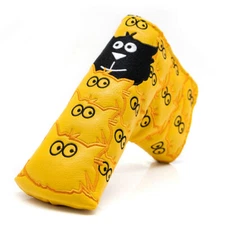 Yellow Golf Blade Putter Head Cover Magnetic for Men/Women Golfer - Lovely Cats