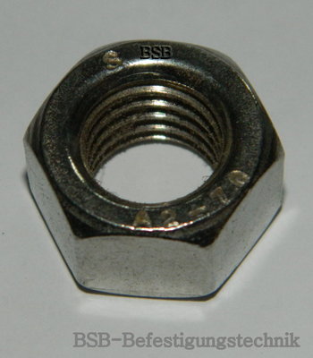 50 Stk. Edelstahl Sechskantmuttern  M5  V2A  DIN 934 Mutter