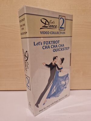 Let's Dance 2 - Foxtrot, Cha Cha Cha, Quick Step, PAL VHS Video - NEW (A379)