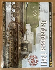Kagero Barbarossa 1941 Book/Decals, New! Sealed. Mini Top Colors # 15025
