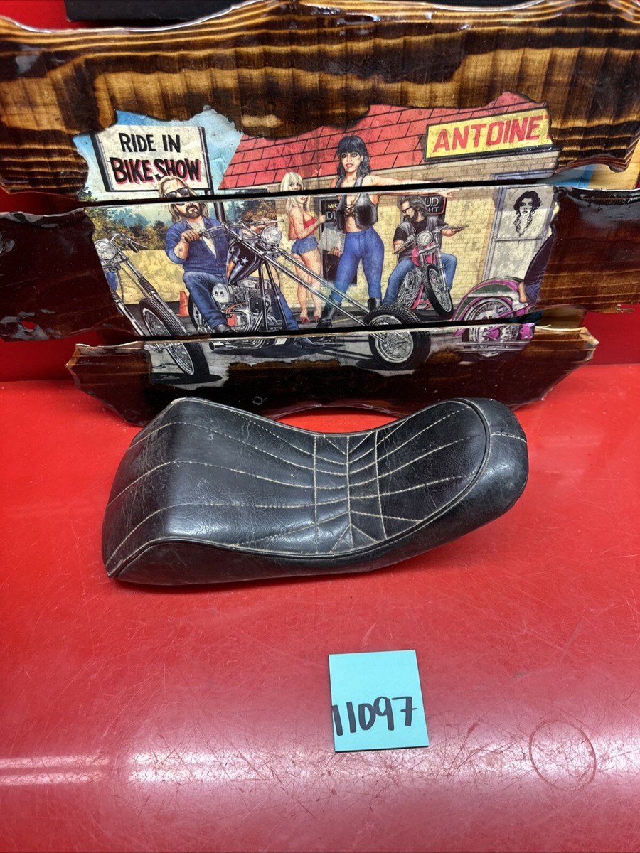 Harley Crazy Frank Rear Chopper Sissy Bar Fender Seat Two Up King