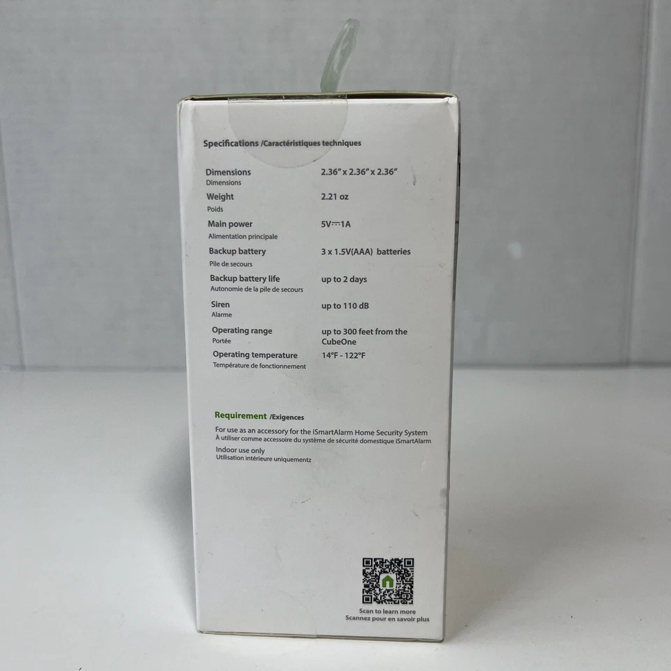 New iSmartAlarm Satellite Siren AS3 110db Adjustable Volume Alexa Compatible - Image 4 of 4
