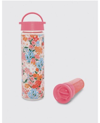 Ban.do Brighten Up Infuser Glass Water Bottle 20OZ