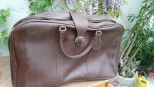 Valigia vintage in pelle anni 70