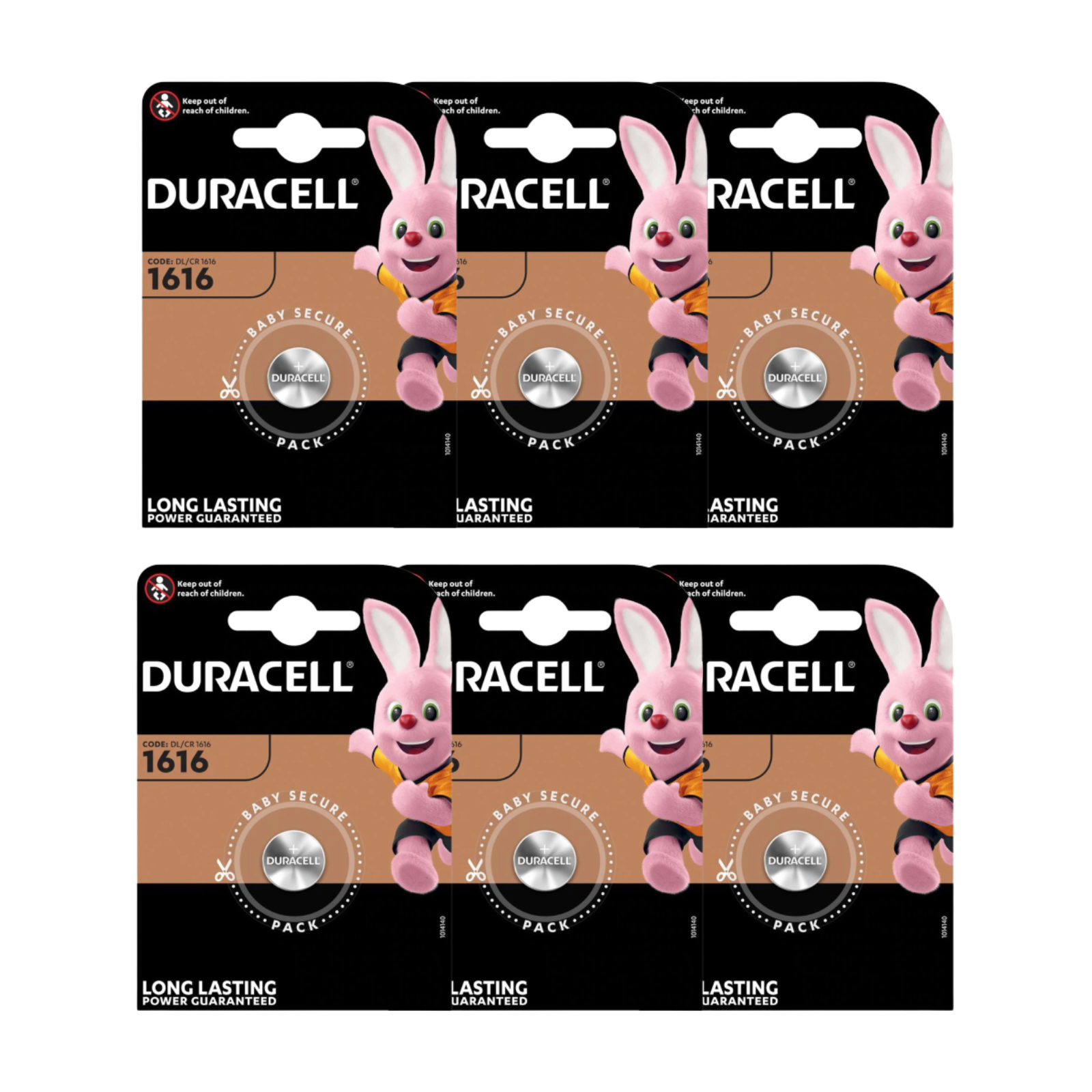 Duracell CR1616 Battery 1616 DL1616 BR1616 3V Coin Cell Button Lithium