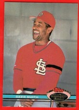 1991 Stadium Club #154 Ozzie Smith HOF baseball card