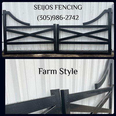 FARM GATES Heavy Duty 14ft 16ft 20ft and 26ft available Bi-Swing