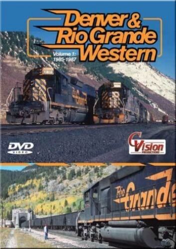 Denver & Rio Grande Western Railroad Vol 1 1985-1987 DVD NEW Cvision D&RGW - Afbeelding 1 van 1