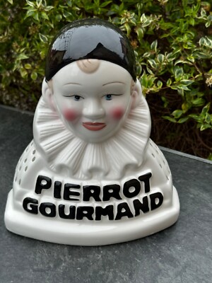 Pierrot Gourmand  Faience Werbung Stander
