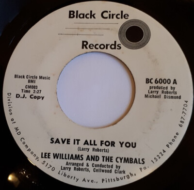 Lee Williams And The Cymbals - Get It Together / I Can Make Mistakes Too (7'',...