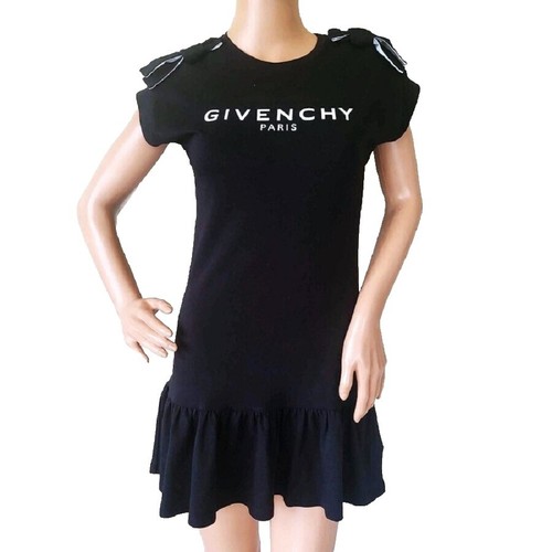 GIVENCHY Hoodie 21SS Logo Dress Detachable M Cotton Blue
