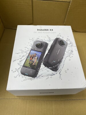 Insta360 X4 Ultimate Action Camera,8K Waterproof 360°-SEE PICS-IN ORIGINAL BOX-