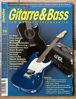 Gitarre & Bass 2010-10 Oktober - Ron Wood, Michael Schenker, Linkin Park,Egnater