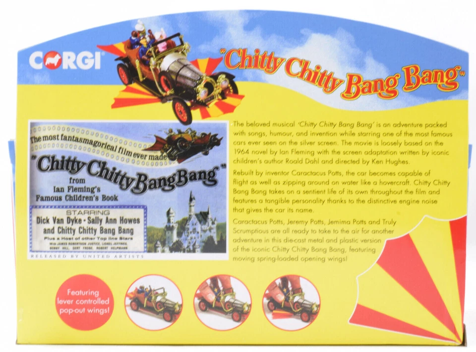 Corgi Chitty Chitty Bang Bang Magical Car 1:50 Scale Die-Cast Car CC03502 - Image 2 of 3
