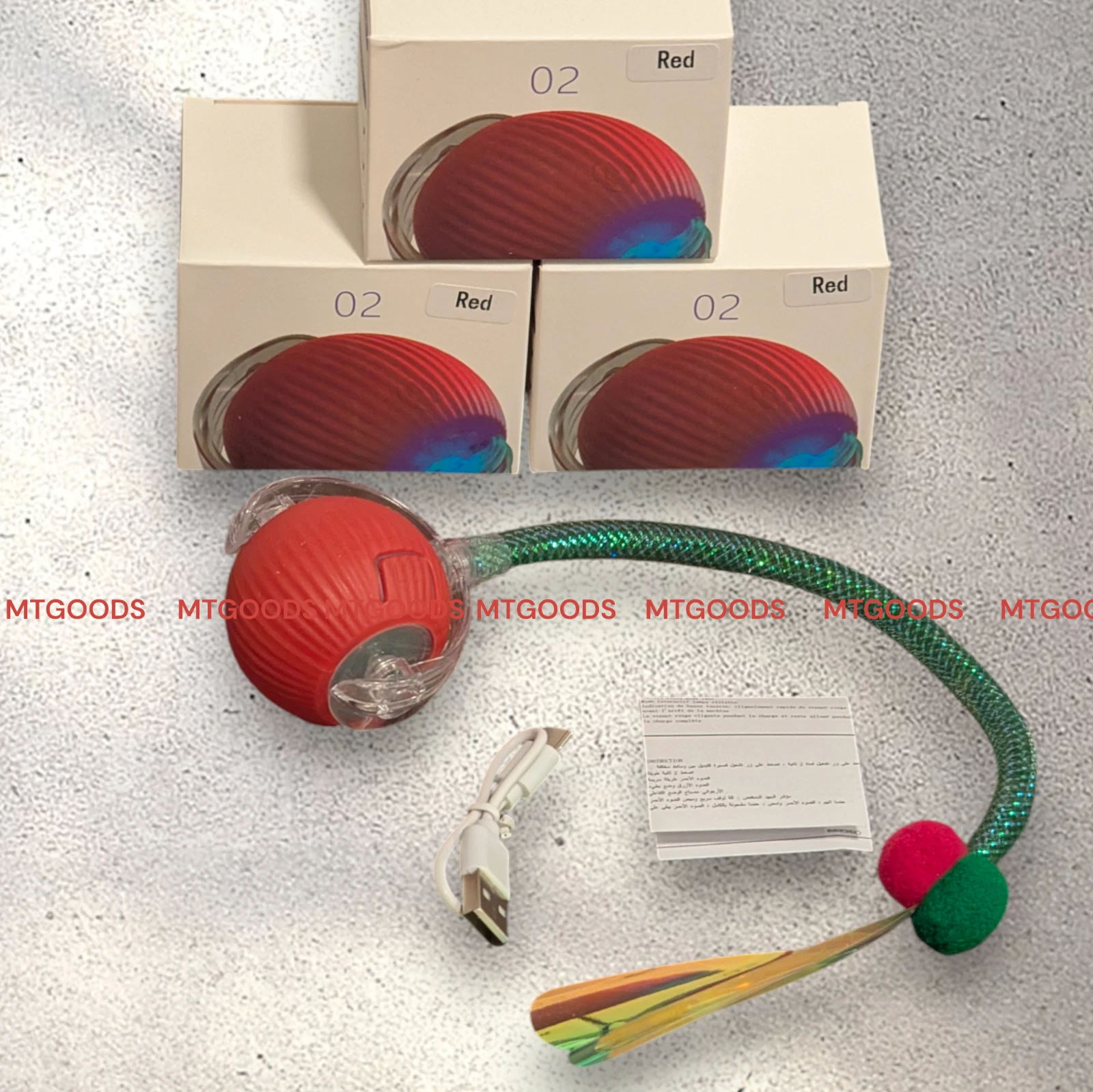 3 packs Interactive Cat Ball Toy with LED, Type-C Rechargeable, 3 Movement Mode
Opens in a new windo