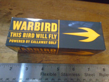 Callaway Warbird Golf Balls Long Distance Sleeve Of 3 Golf Balls New