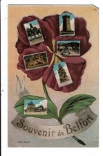 CPA-Carte Postale-France- Souvenir de Belfort Multi vues-1919 VM11107