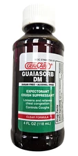 Gericare Cough Syrup GUAIASORB DM Guaifenesin & Dextromethorphan Liquid 4oz --