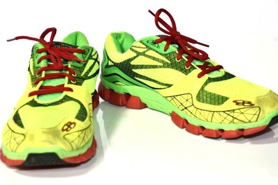 neon green tennis shoes