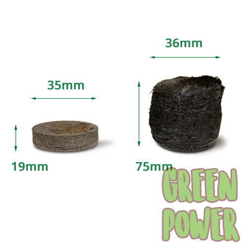 80x Jiffy Pellets 36mm coco peat natural biodegradable great to grow