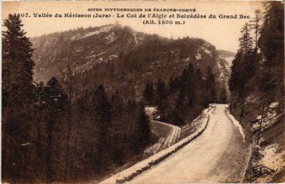 Old postcard Vallee du Herisson Le Col de l'Aigle (1265818)