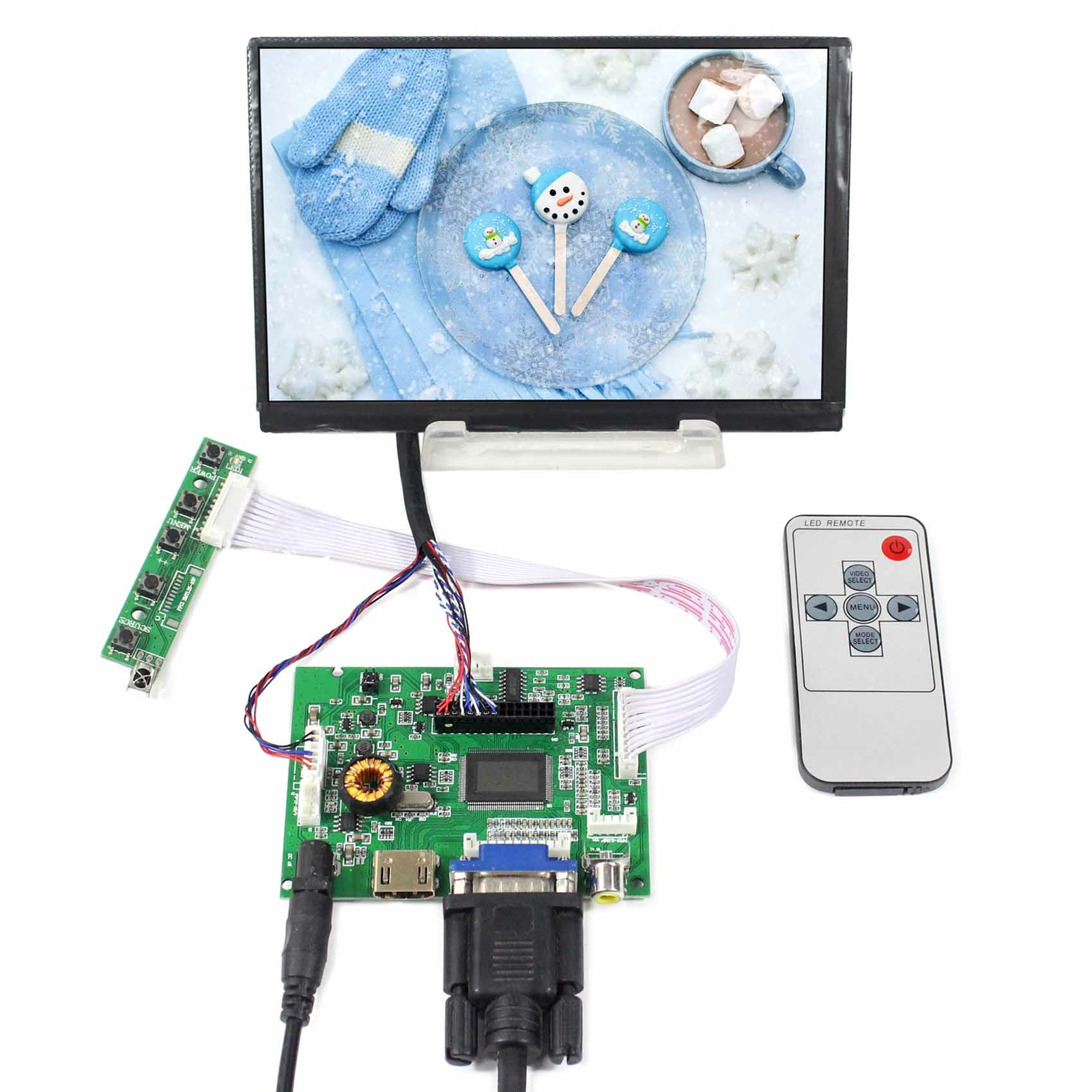 7inch N070ICG LD1 1280X800 LCD Screen HD VGA AV LCD Controller Board