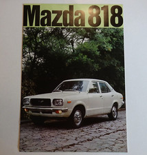 Prospectus / Brochure - Mazda 818 Limousine Coupé À Partir De 1971