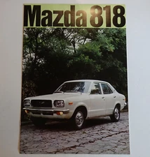 Prospectus/Brochure - Mazda 818 Saloon Coupe From 1971